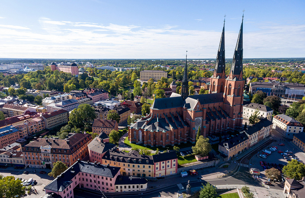 Picture of Uppsala Castle and Cathedral,.